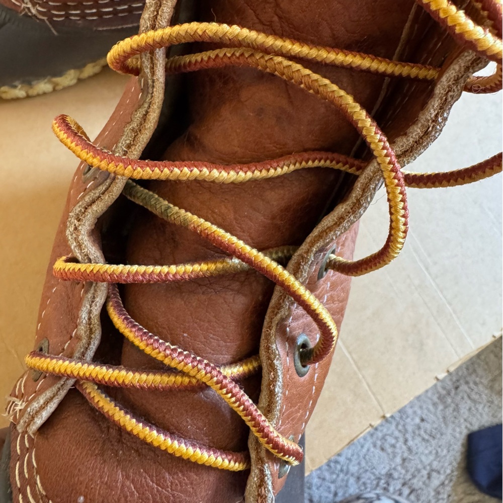 LL Bean Boots Duck Shearling Lined Insulated - Picture 10 of 12